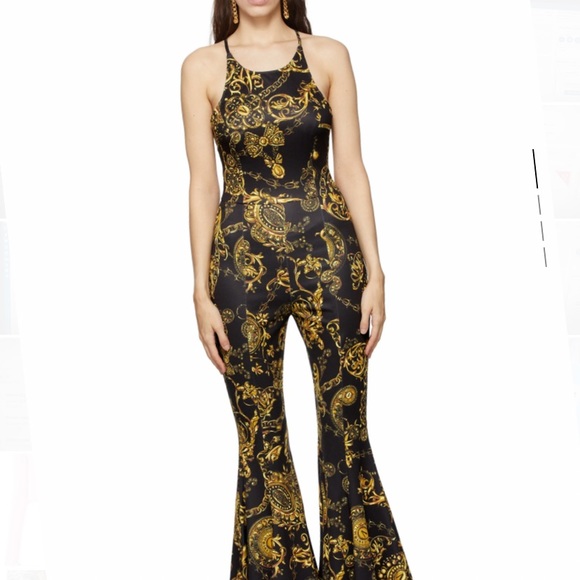 Versace ⚜️Baroque Jumpsuit - Picture 2 of 11